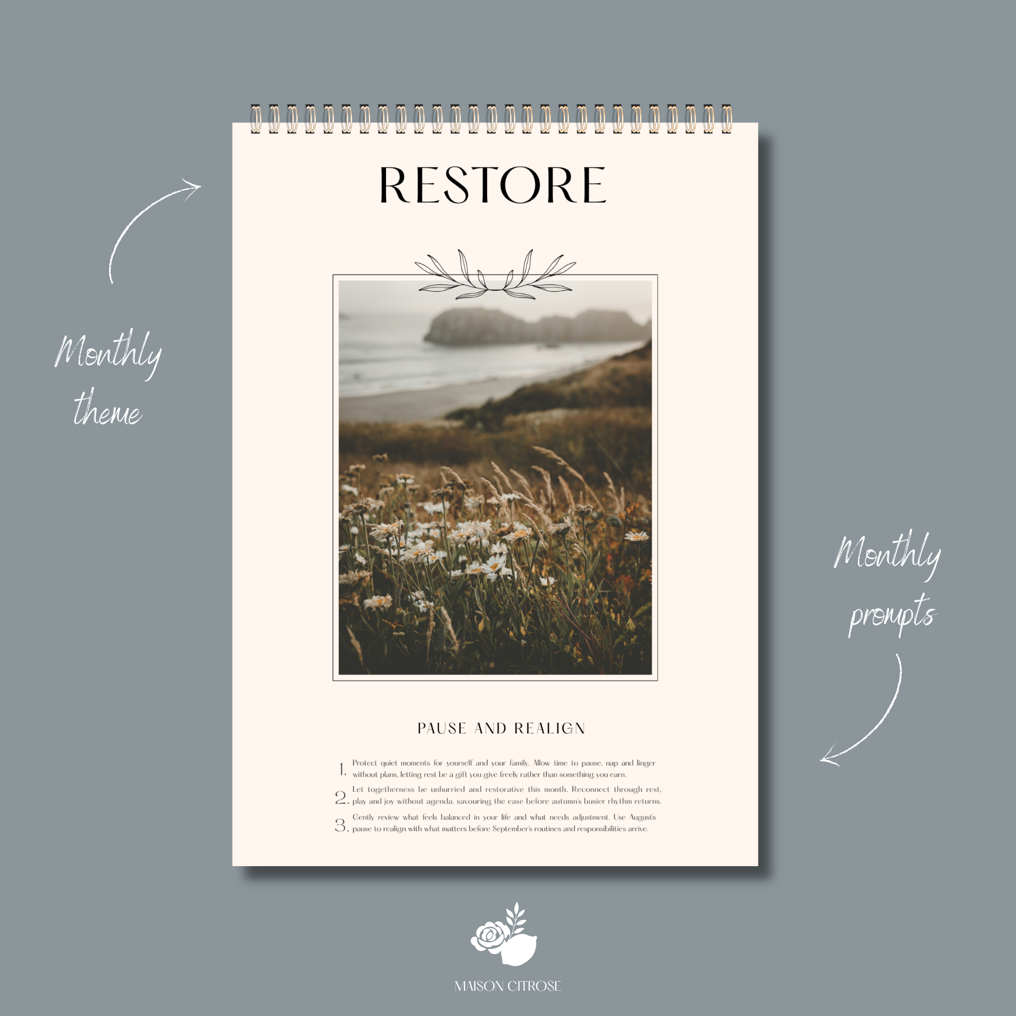 2026 Slow & Seasonal Living Printable Calendar – The Mum Edit - Image 2